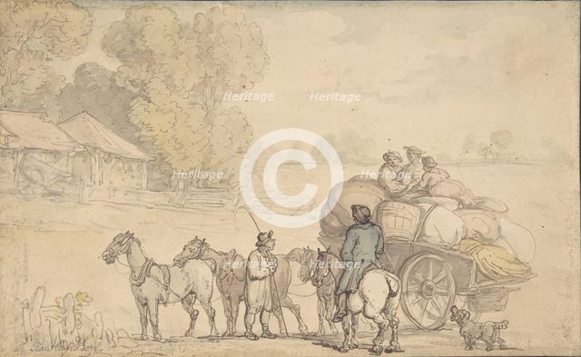 Migrants, 1780-1827. Creator: Thomas Rowlandson.