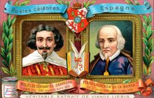 Miguel de Cervantes Saavedra and Pedro Calderon De La Barca, c1900
