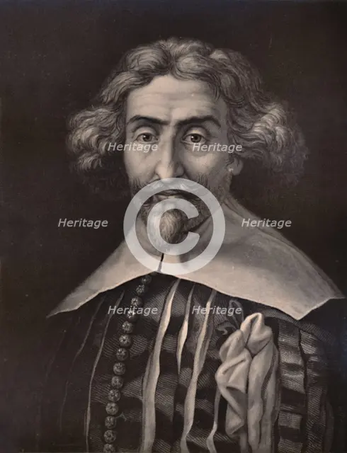 Miguel de Cervantes, Spanish author, 19th century (1894). Artist: Nicolas-Auguste Leisnier.