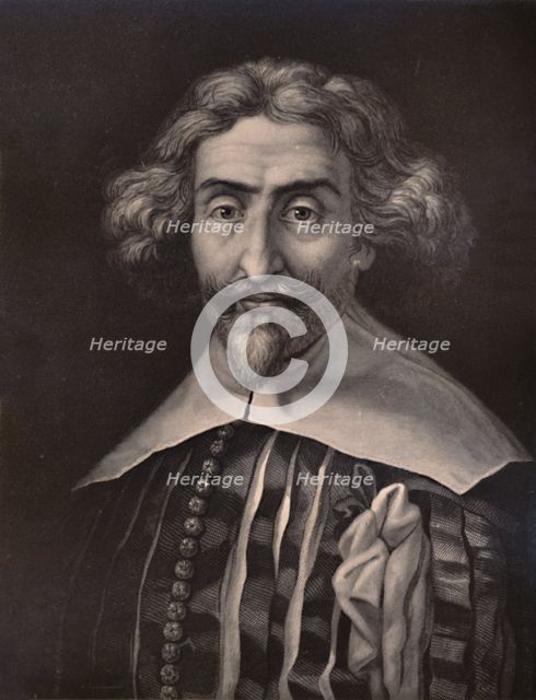 Miguel de Cervantes, Spanish author, 19th century (1894). Artist: Nicolas-Auguste Leisnier.