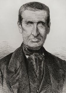 Miguel Hilarión Eslava y Elizondo (1807-1878), Spanish musician, composer and priest, 1878. Creators: Unknown, Miguel Hilarión Eslava y Elizondo