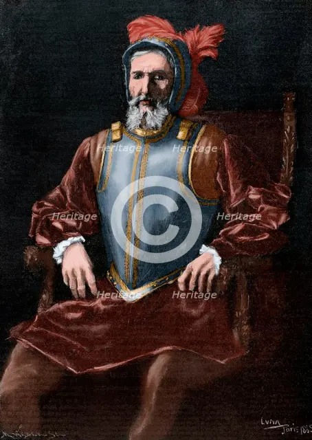 Miguel Lopez de Legazpi, Spanish admiral and governor, 1886. Creator: Weber.