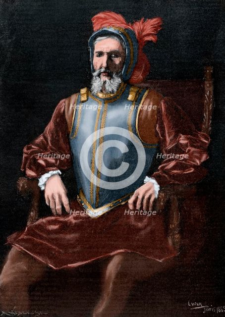 Miguel Lopez de Legazpi, Spanish admiral and governor, 1886. Creator: Weber.