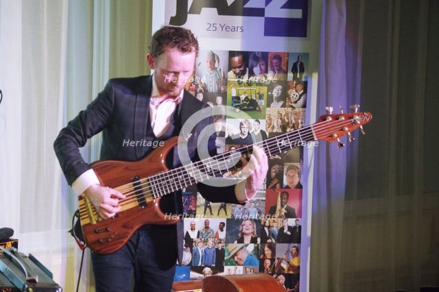Mihkel Malgand, Watermill Jazz Club, Dorking, Surrey, UK, 7.5.19. Creator: Brian O'Connor.
