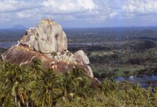 Mihintale pilgrimage site, near Anuraddhapura, Sri Lanka, established 3rd century BC. (20th century)
