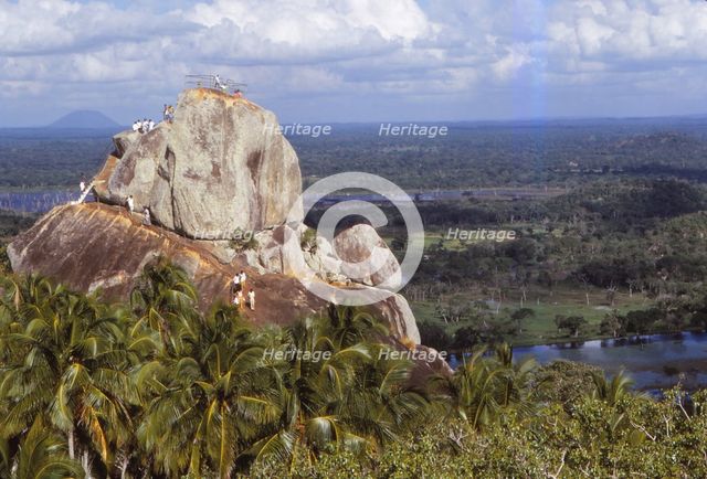 Mihintale pilgrimage site, near Anuraddhapura, Sri Lanka, established 3rd century BC. (20th century) Artist: Unknown.