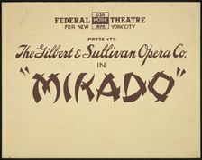 Mikado, [193-]. Creator: Unknown