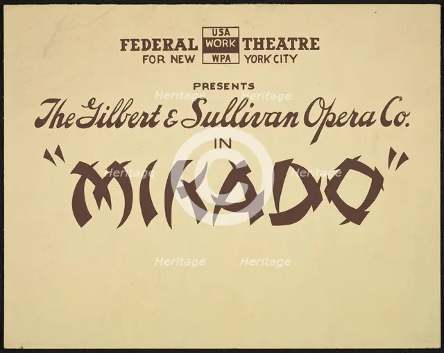 Mikado, [193-]. Creator: Unknown.