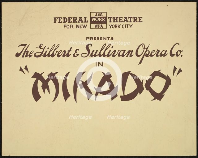 Mikado, [193-]. Creator: Unknown.