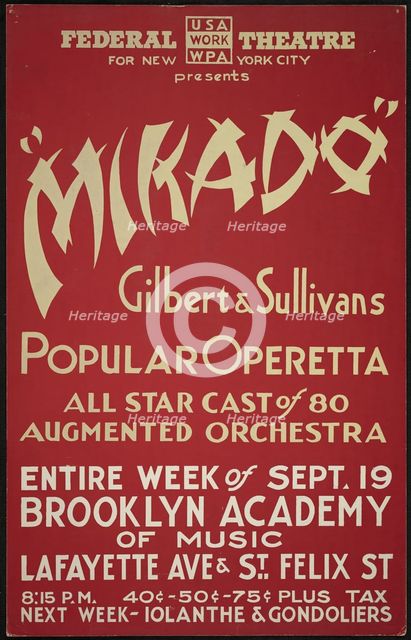 Mikado, New York, [1930s]. Creator: Unknown.