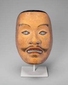 Mikazuki (male deity) Noh mask, 16th century. Creator: Unknown