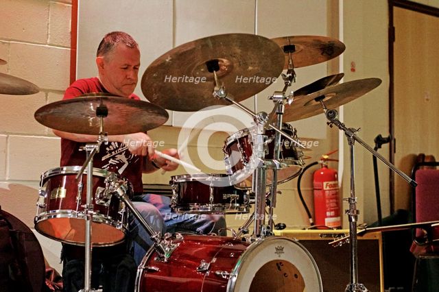 Mike Bradley, Steyning Jazz Club, Steyning, West Sussex, May 2016. Artist: Brian O'Connor.