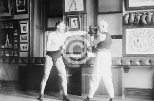 Mike Donovan & father, between c1910 and c1915. Creator: Bain News Service.