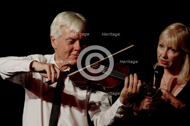Mike Hatchard and Tina May, Hawth, Crawley, West Sussex, Nov 2015. Artist: Brian O'Connor.