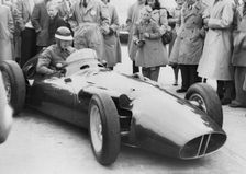 Mike Hawthorn in BRM 1956. Creator: Unknown