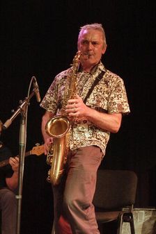Mike Pappenheim, The Gogoville Blues Stars, Crawley Blues Club, Hawth, West Sussex, 18 Oct 2019. Creator: Brian O'Connor