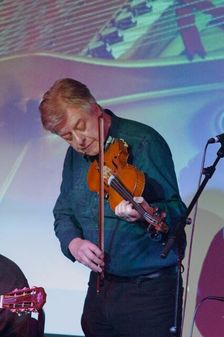 Mike Piggott, Crawley Blues Festival, Hawth, Crawley, Oct 2015. Artist: Brian O'Connor