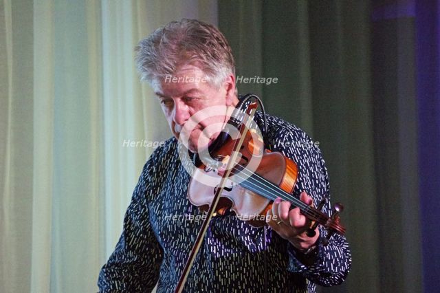 Mike Piggott, Watermill Jazz Club, Dorking, Surrey, 28 May 2019. Creator: Brian O'Connor.