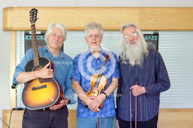 Mike Piggott’s Hot Club Trio, The Hawth, Crawley, West Sussex, 20 July 2025. Creator: Brian O'Connor.