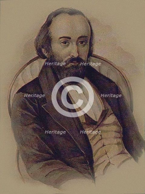 Mikhail Vasilyevich Butashevich-Petrashevsky (1821-1866), 1840s.