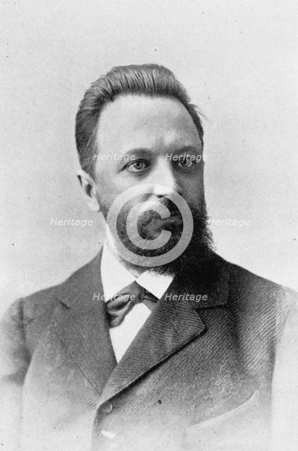 Mikhail Chigorin (1850-1908), 1880s. Artist: Anonymous  