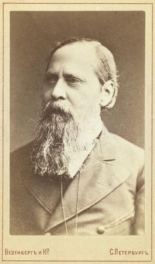 Mikhail Evgrafovich Saltykov-Shchedrin, head-and-shoulders portrait...., between 1880 and 1886. Creator: Unknown