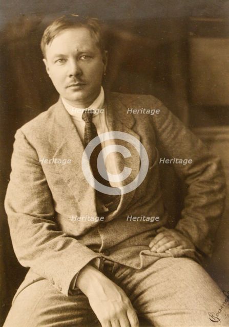 Mikhail Fyodorovich Larionov (1881-1964), Early 1920s. Creator: Anonymous.