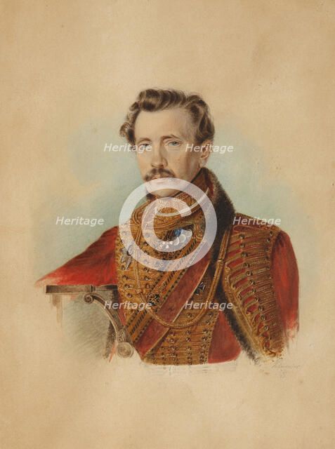 Mikhail Grigorievich Khomutov (1795-1864), 1838.