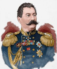 Mikhail Loris-Melikov (1826-1888), Russian-Armenian statesman, 1877. Creator: Unknown