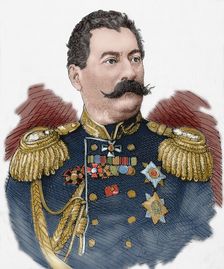 Mikhail Loris-Melikov (1826-1888), Russian-Armenian statesman, 1877. Creator: Unknown