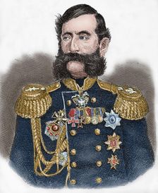 Mikhail Loris-Melikov (1826-1888), Russian-Armenian statesman, 1881. Creator: Unknown