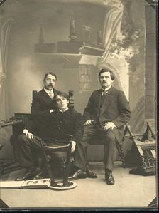 Mikhail Matyushin, Kazimir Malevich and Aleksei Kruchenykh, 1913