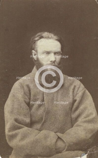 Mikhail Saltykov-Shchedrin, Russian author, 19th century. Artist: Unknown