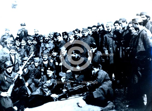 Mikhailovich partisans, Yugoslavia, 1939-1945. Creator: Unknown.