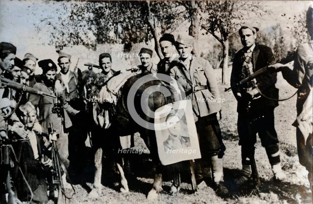 Mikhailovich partisans, Yugoslavia, 1939-1945. Creator: Unknown.