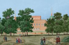 Mikhailovsky Castle or the Engineer's Castle (1797-1801), Saint Petersburg, Russia, 1839. Creator: Augustin François Lemaitre