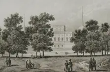 Mikhailovsky Castle, Saint Petersburg, Russia, 1839. Creator: Augustin François Lemaitre