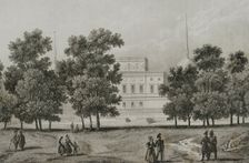 Mikhailovsky Castle, Saint Petersburg, Russia, 1839. Creator: Augustin François Lemaitre