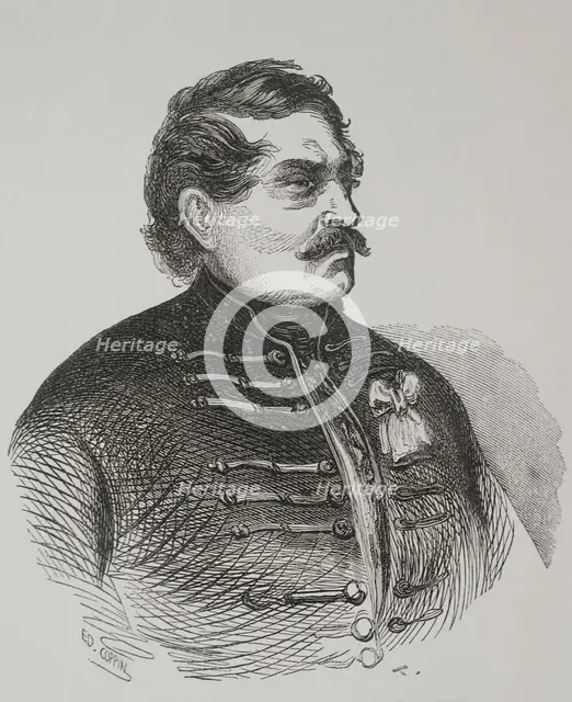 Miklós Wesselényi, (1796-1850), Hungarian statesman, 1856. Creator: Ed Coppin.