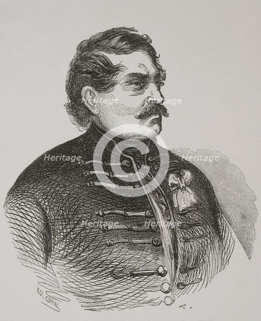 Miklós Wesselényi, (1796-1850), Hungarian statesman, 1856. Creator: Ed Coppin.