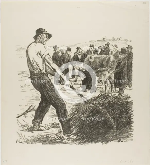 Milch Cow, n.d. Creator: Theophile Alexandre Steinlen.