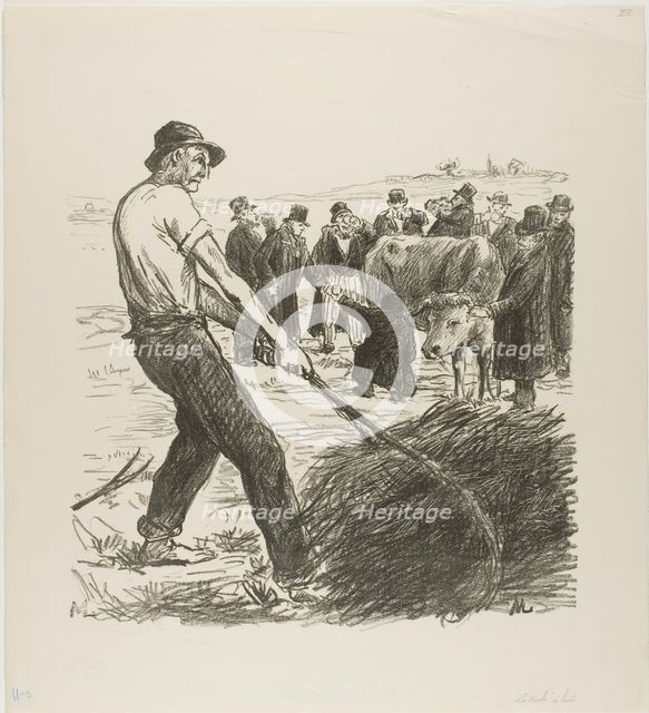 Milch Cow, n.d. Creator: Theophile Alexandre Steinlen.