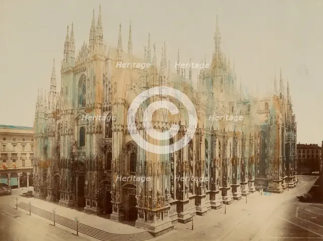 Milan Cathedral, 1870s-1880s. Creator: Unknown.