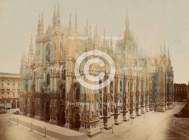 Milan Cathedral, 1870s-1880s. Creator: Unknown.