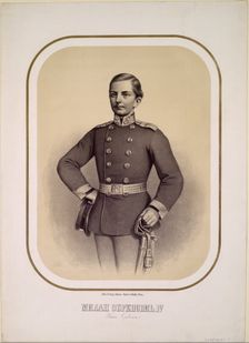 Milan I (1854-1901), King of Serbia, c. 1869. Artist: Anonymous