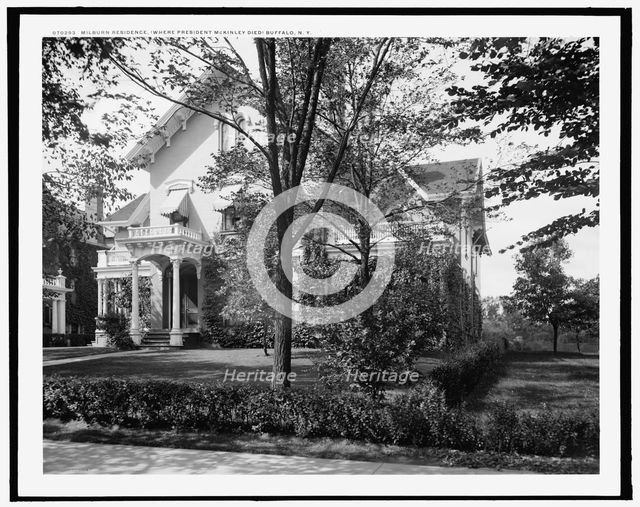 Milburn Residence (where President McKinley died), Buffalo, N.Y., c1908. Creator: Unknown.