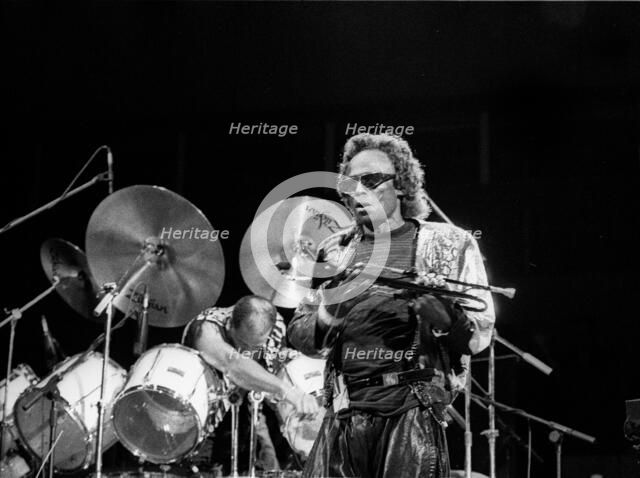 Miles Davies, RFH London, 1989.  Artist: Brian O'Connor.