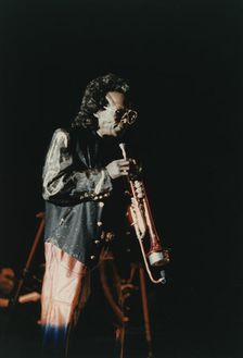 Miles Davis and his Fusion Group, North Sea Jazz Festival, Netherlands, 1991. Creator: Brian Foskett
