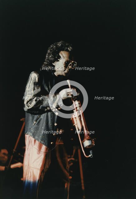 Miles Davis and his Fusion Group, North Sea Jazz Festival, Netherlands, 1991. Creator: Brian Foskett.