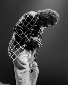 Miles Davis and his Fusion Group, North Sea Jazz Festival, The Hague, Netherlands, 1991. Creator: Brian Foskett